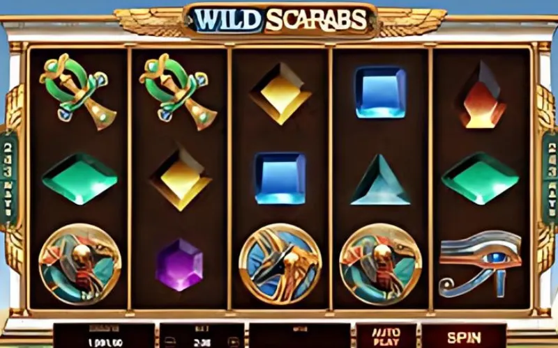 wild scarabs slot features